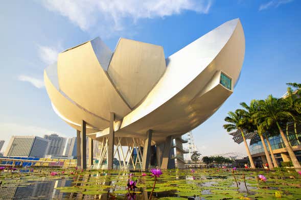 Entrada al Museo de Arte y Ciencia de Singapur