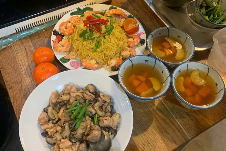 Disfrutaremos de un delicioso banquete