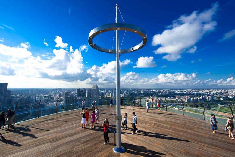 En el observatorio de la planta 57