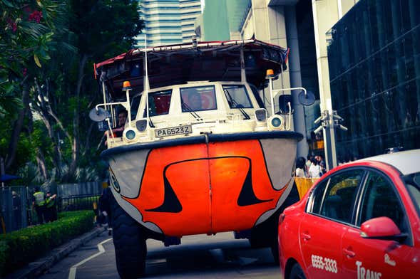 Tour en autobús anfibio por Singapur