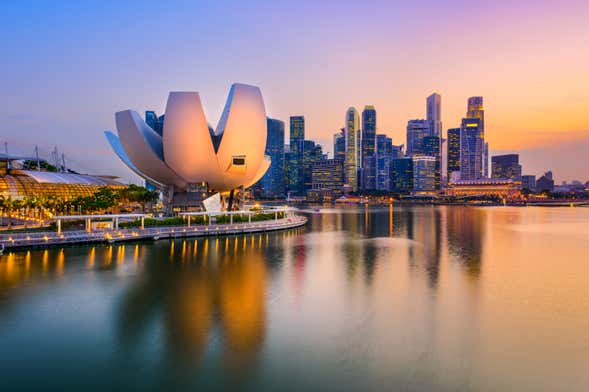 Tour nocturno por Singapur con cena